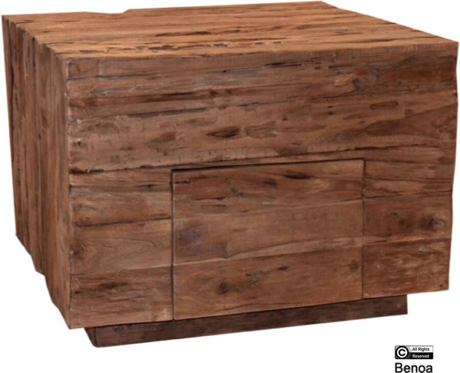 Benoa Salontafel Bridge vierkant Teak 60x60 cm