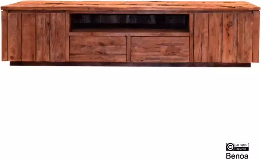 Benoa Bridge 2 Door 2 Drawer TV Cabinet Teak 200 cm - Foto 2