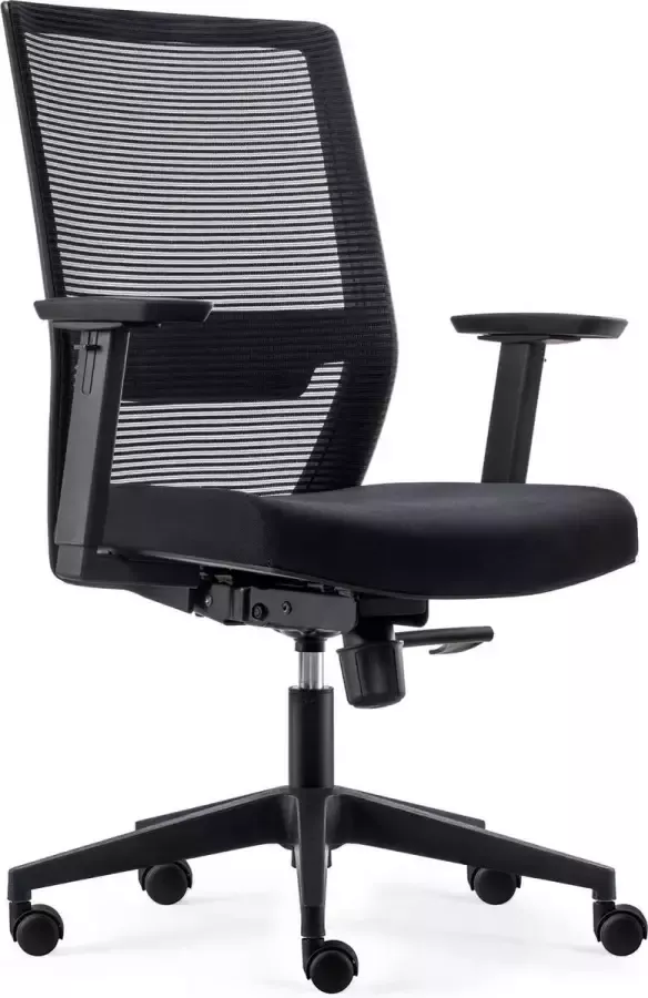 Bens 851-Eco-2 Complete bureaustoel Verstelbare lendensteun GREENGUARD GOLD Ergonomisch gevormd Zwart - Foto 1