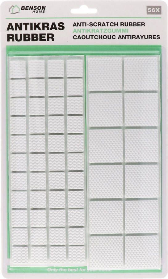 Ben Tools Antikras rubber wit 280 delig meubel viltjes