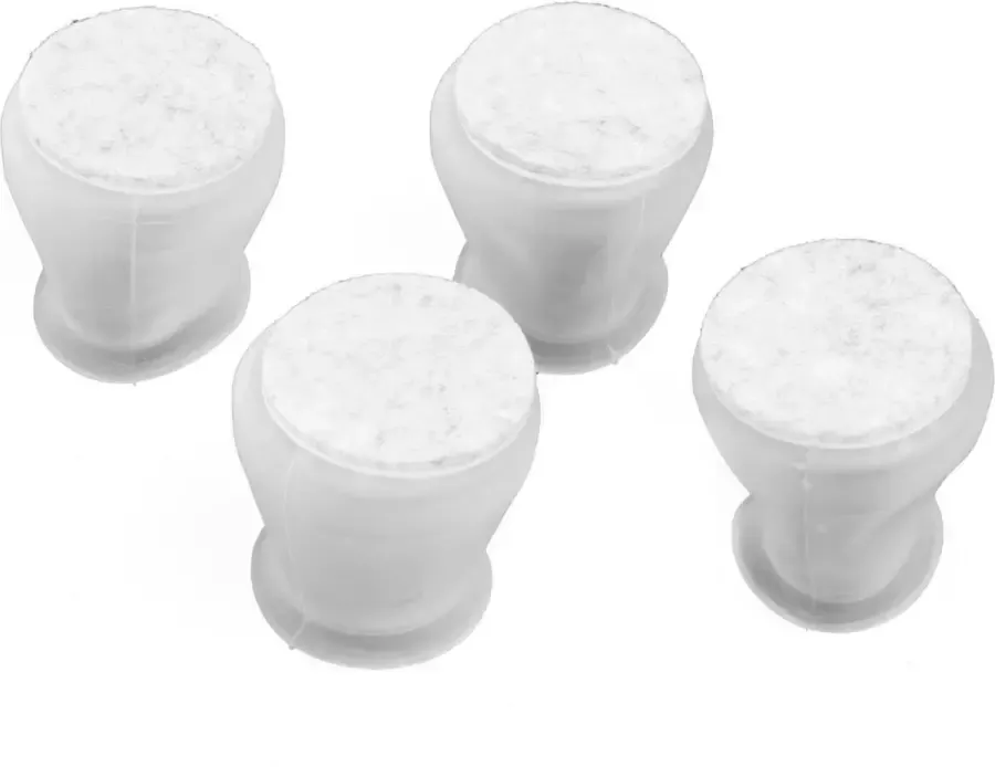 Benson Siliconen Stoelpoot Beschermers Set Antislip Vilt 4 stuks