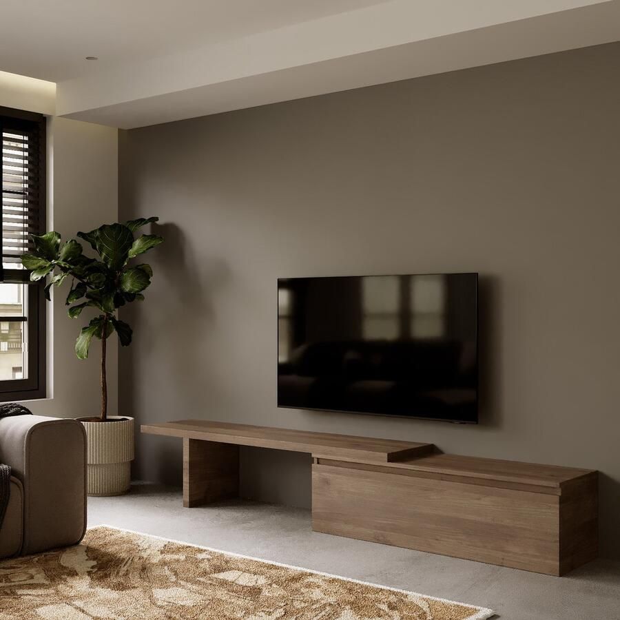 Benvenuto Design Infinity 2.0 T Shape TV meubel Mercure Eiken