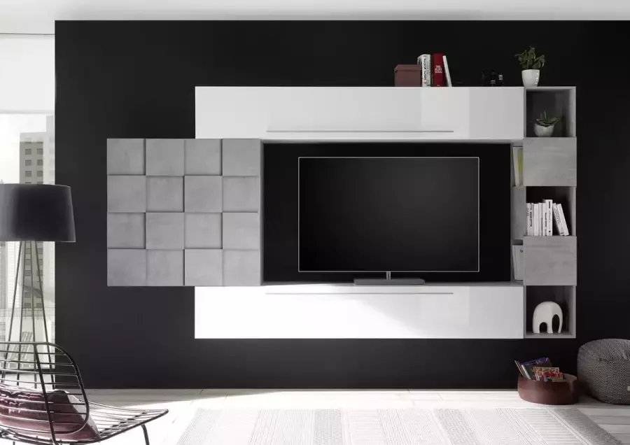 Benvenuto Design Infinity 210 cm Wandmeubel Handvat Onder