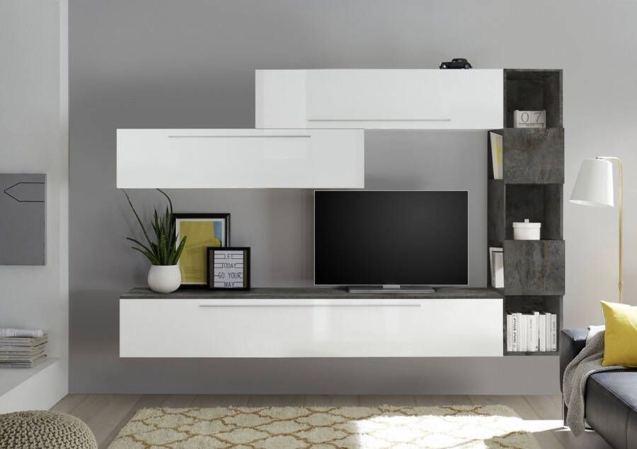 Benvenuto Design Infinity Wandmeubel 210 cm. Bovenblad