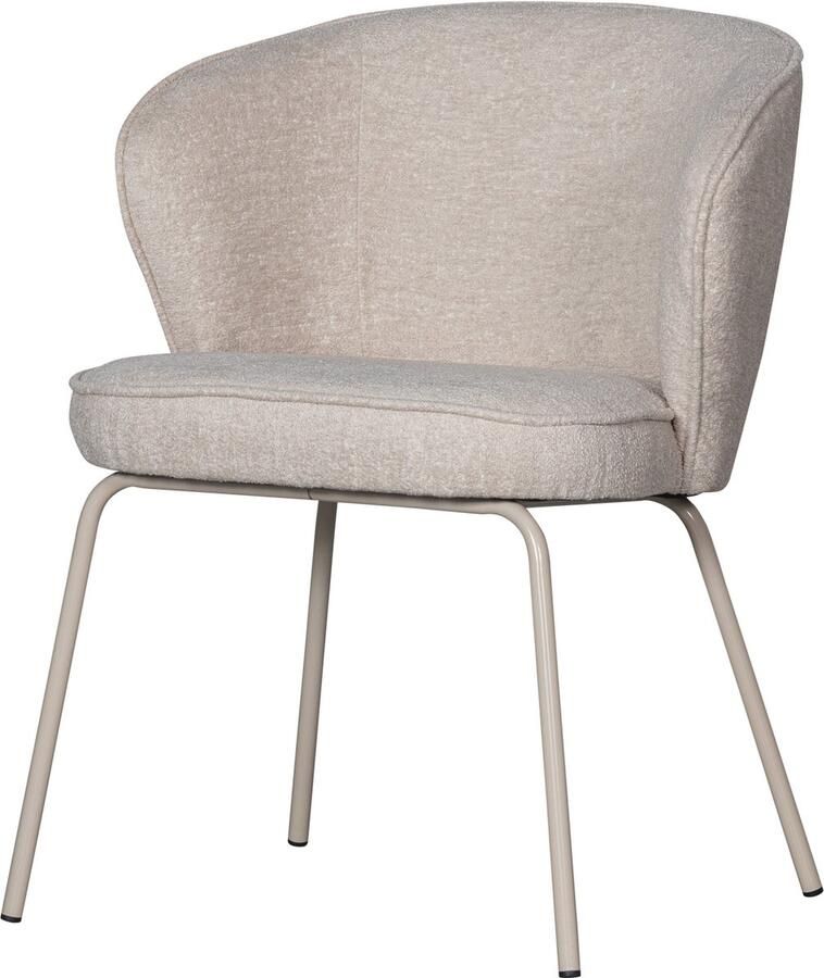 WOOOD Eetkamerstoel ADMITS Gestoffeerde stoel met 4-poots frame gepolsterd H 77 cm x B 60 cm (set 2 stuks) - Foto 11