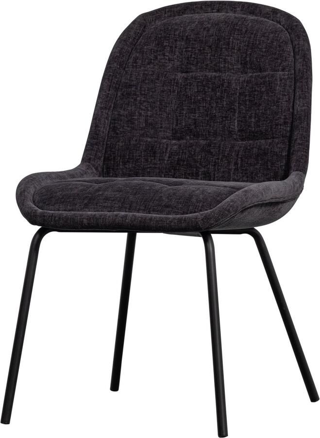 WOOOD Eetkamerstoel Crate Metalen voetconstructie hoogte 81 cm