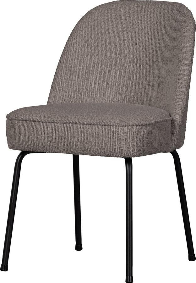 BePureHome eetkamerstoelen Vogue Velvet Nougat Set van 6