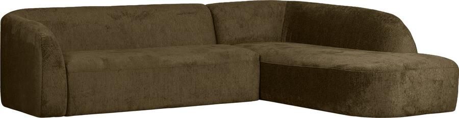 BePureHome Hoekbank Rechts Sloping Velvet Bonsai 77x274x87 225