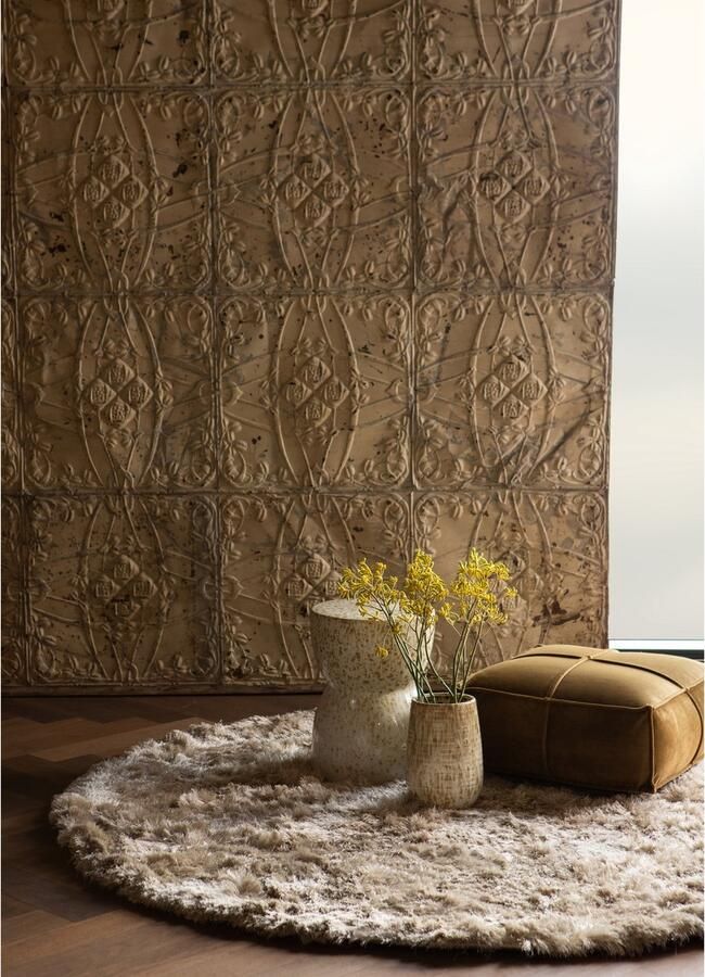 BePureHome Praline Vloerkleed Nougat 1x200x200