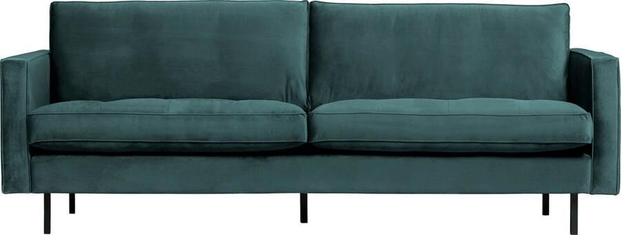 BePureHome Rodeo Classic 2 5-Zitsbank Velvet Teal 83x230x88