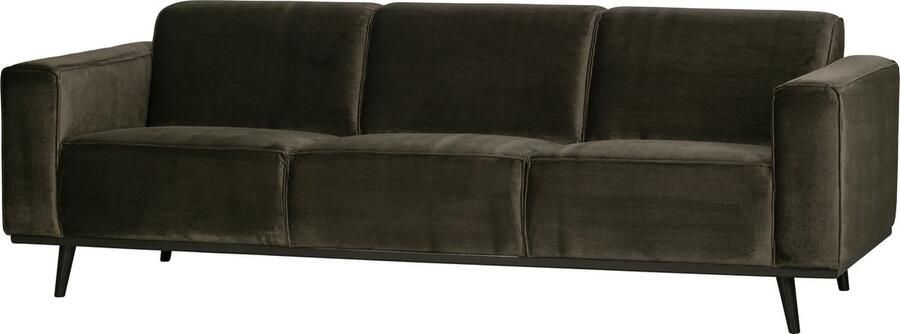 BePureHome Statement 3-Zits Bank Velvet Groen 77x230x93 - Foto 3