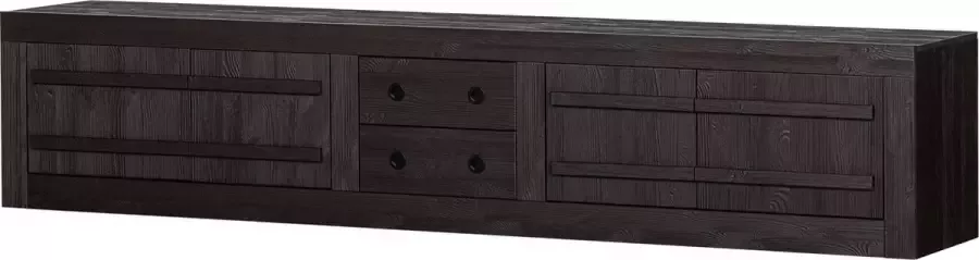 BePureHome Hiku TV meubel Geborsteld Grenen Ceder 45x220x41