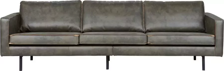 BePureHome Rodeo Bank 3-Zits Recycle Leer Army 85x277x86 - Foto 1