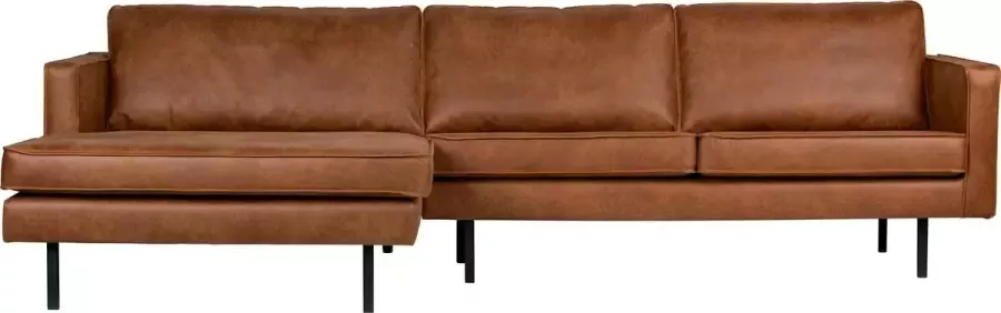 BePureHome Rodeo Chaise Longue Links Recycle Leer Cognac 85x300x86 - Foto 1
