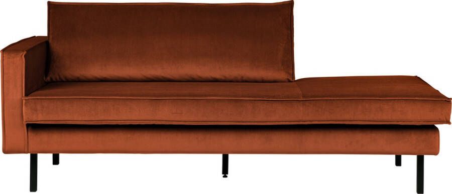 BePureHome Rodeo Daybed Links Velvet Roest 85x203x86 - Foto 1