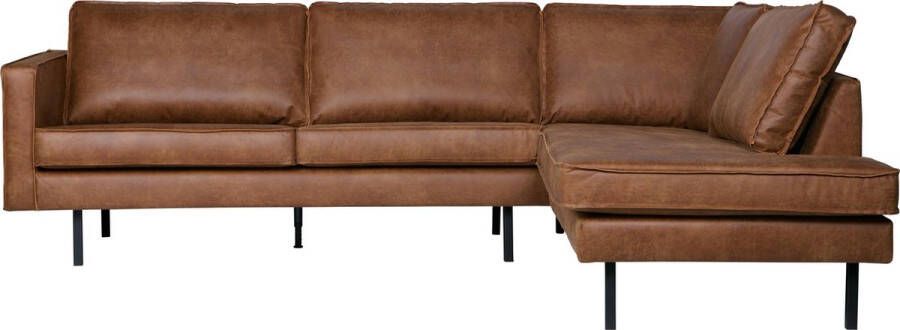 BePureHome Rodeo Hoekbank Rechts Recycle Leer Cognac 85x266x86 - Foto 3