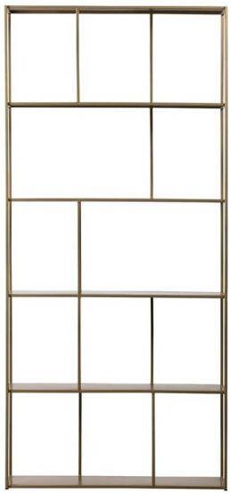 BePureHome Valued Vakkenkast Metaal Antique Brass 196x90x30 - Foto 5