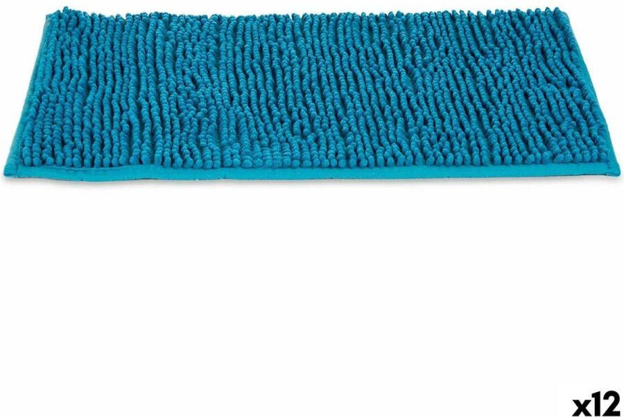 Berilo Badkleed 40 X 60 Cm Blauw Turkoois (12 Stuks)