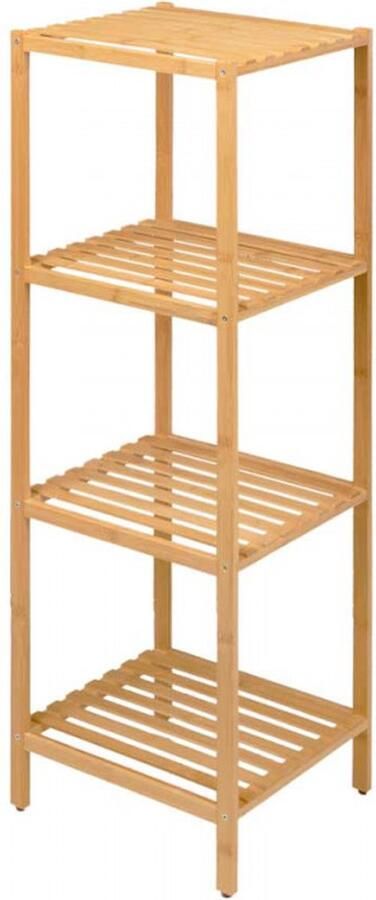 Berilo Opbergrek 4 Planken- Bamboe