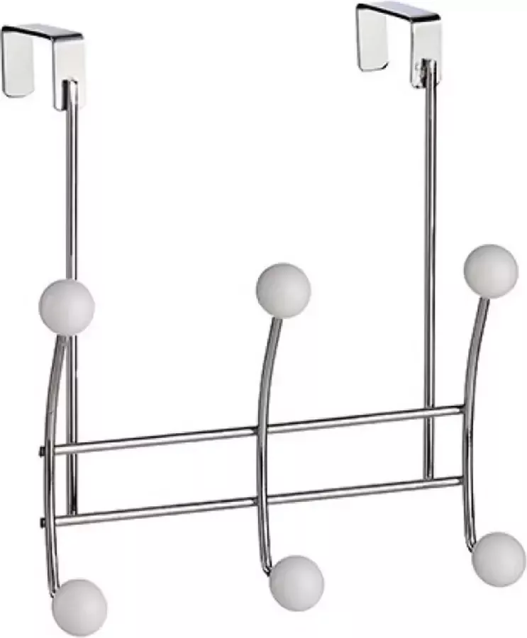 Berilo Kapstok 25 5 X 5 X 25 5 Cm Staal Zilver wit