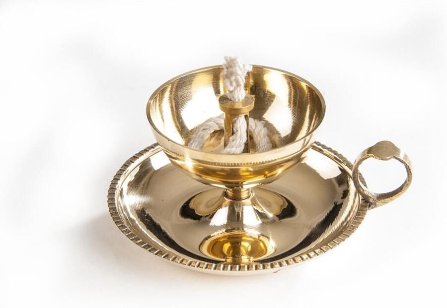 BERK Ghee lamp messing