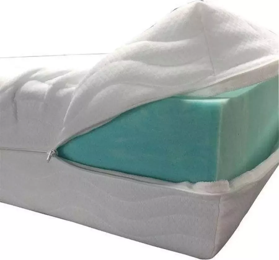 Berkbedding.nl Losse Matrashoes-matrasvernieuwer-Luxe Dubbeldoek MATRAS HOES AFRITSBAAR TIJK 80x200x20 cm
