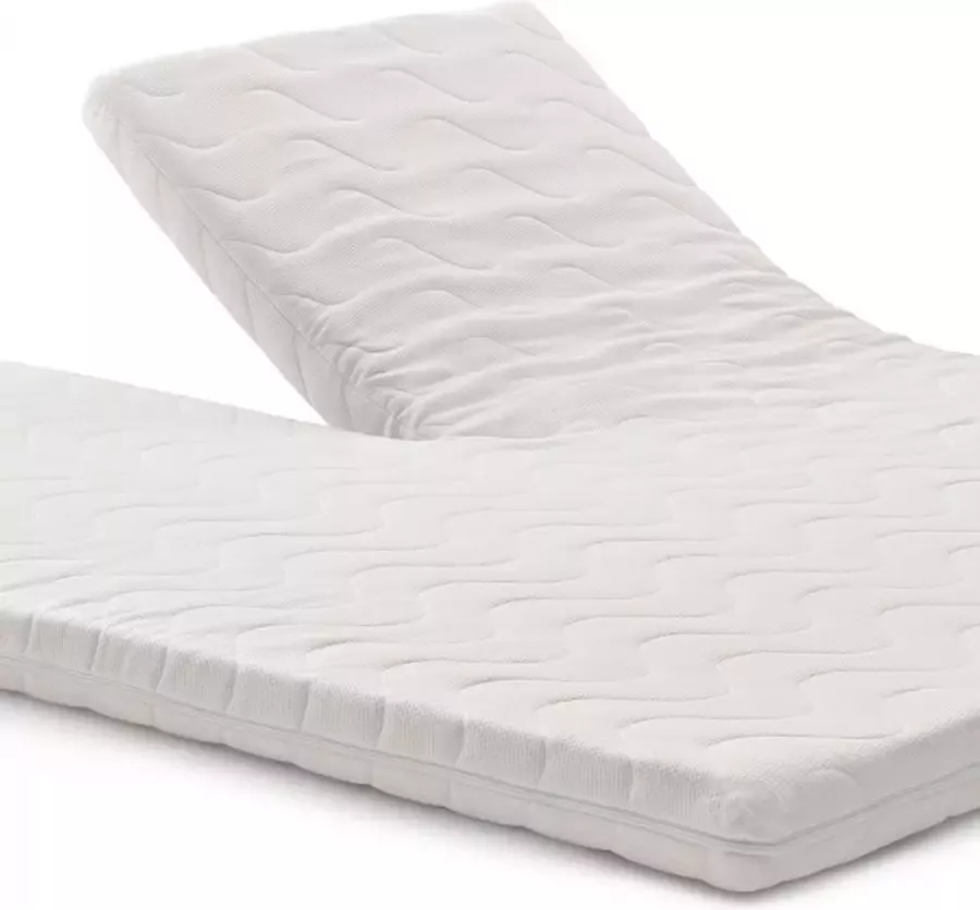 Berkbedding SPLIT Topper-TOPDEK MATRAS Koudschuim HR Anti allergisch 200x200x8 cm