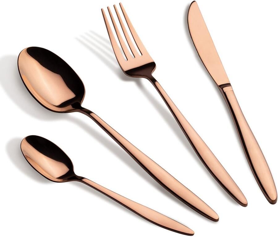 Berlinger Haus BESTEK 24-DELIG BH-3062 GLANS ROZE GOUD