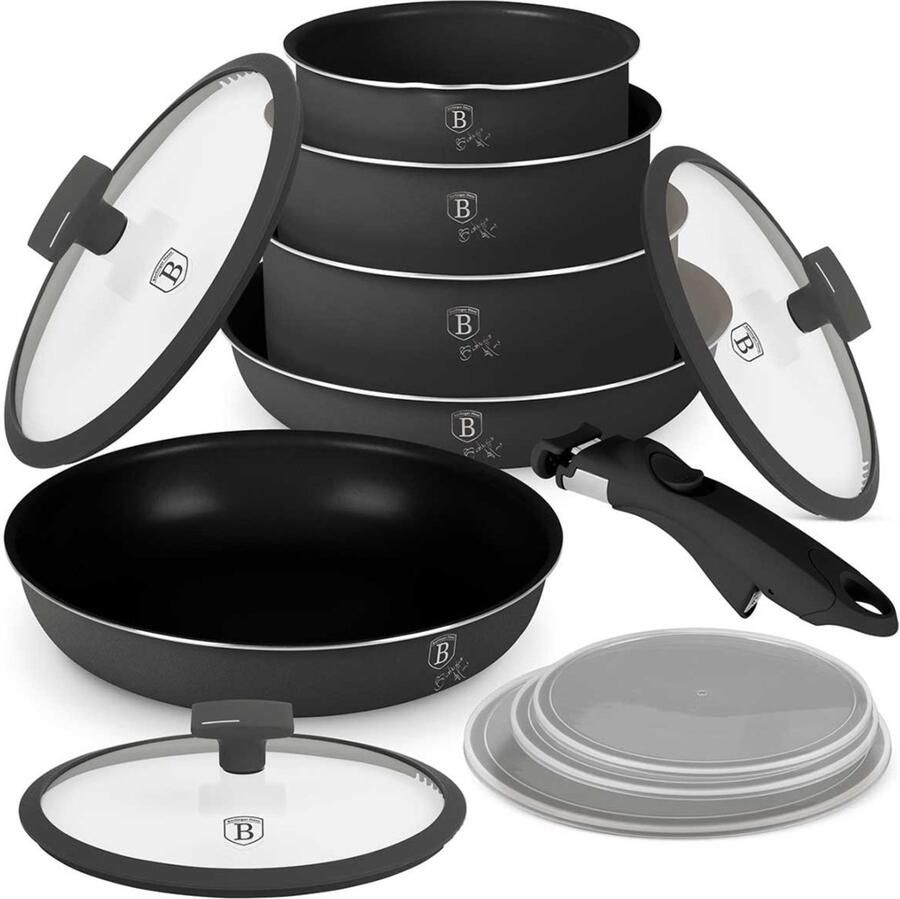 Berlinger Haus TITANIUM KOOKGEREI SET 12-DELIG BH-8252 ANTRACIET