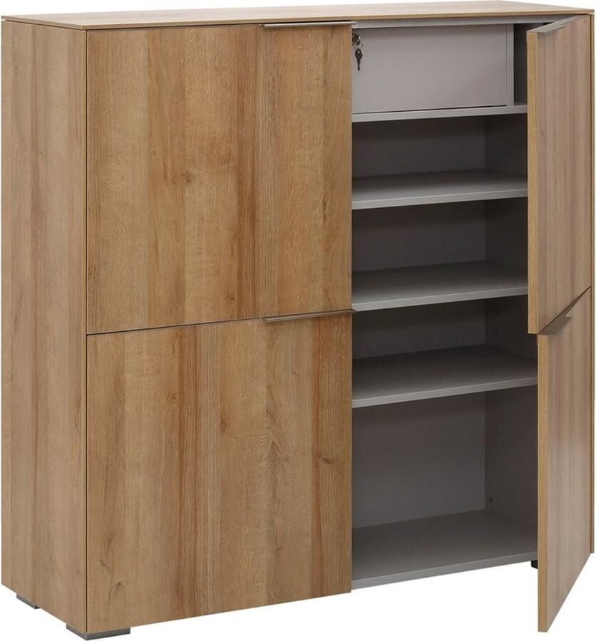 Bermeo Boekenkast Yolo Medium Riviera eiken