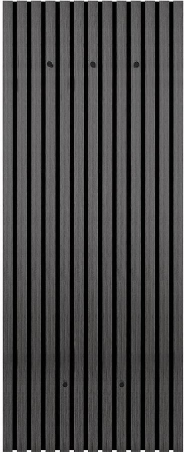 BES LED Kapstok Trion Geve Wandgarderobe 50x125cm Antraciet MDF