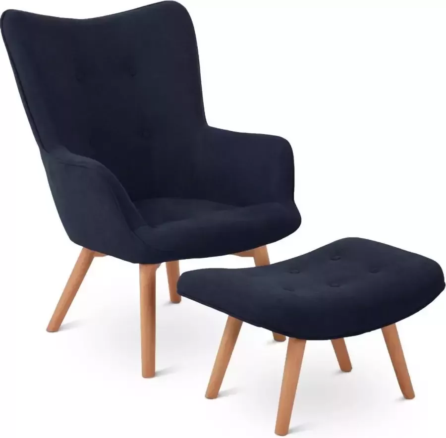 Besoa Hagersten Class 20 Fauteuil met voetenbank Robuuste bekleding Flexibel gebruik Perfecte ontspanning