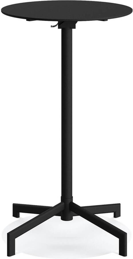 Essentials Versa Terras statafel Verstelbaar in 2 Hoogtes Zwart 20500