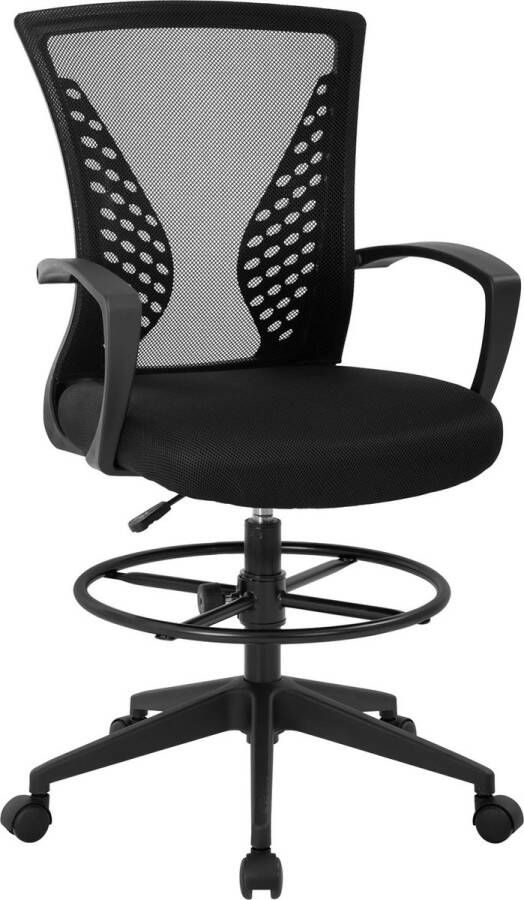 Nördic BestOffice OC-20DF2-Black Bureau Stoel Home & Office Chair Tot 113 KG Ergonomisch Zwart - Foto 1