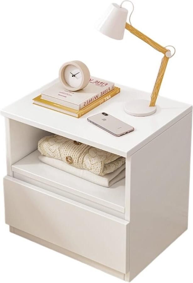 Beste Prijs Budget nachtkastje Wit 40x30x41cm