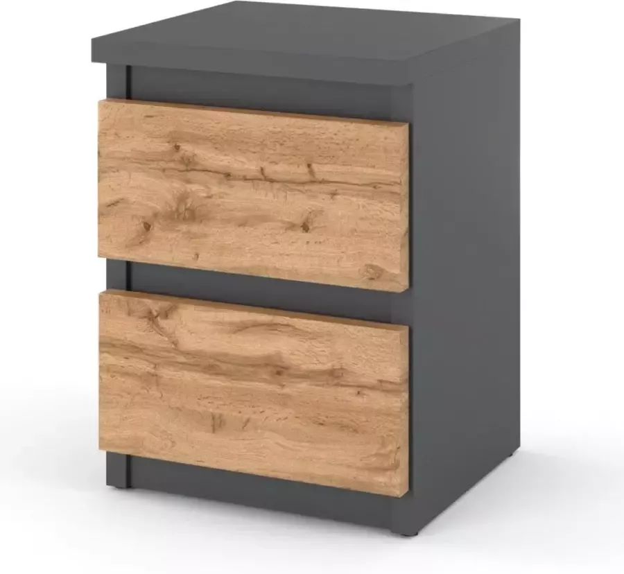 Beste Prijss Beste Prijs Nachtkastje wotan grey 30 4 x 43 x 32 5 cm