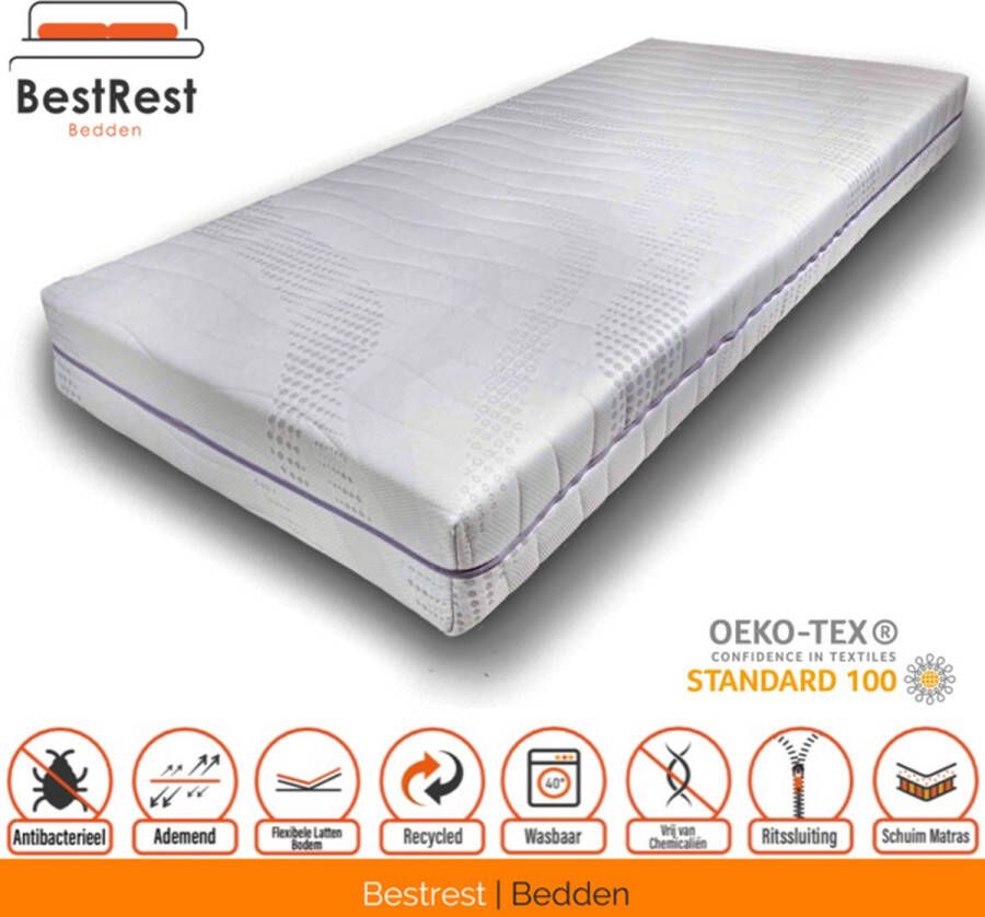 Bestrest Bedden Koudschuim matras Cool Touch Plus HR 21cm matrasdikte 90x200cm