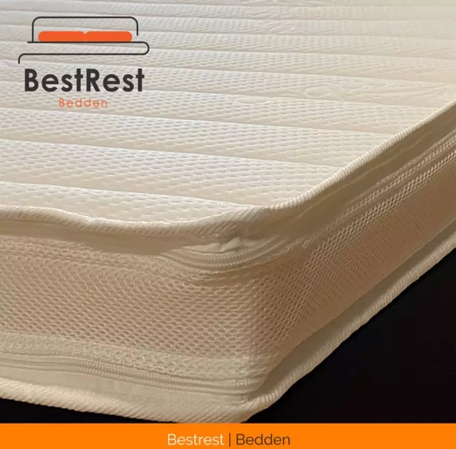 Bestrest Bedden Tencel Bamboo Topper Nasa Traagschuim Topdekmatras XXL Best Quality Ergonomisch 140x200cm ca 12cm dik matras