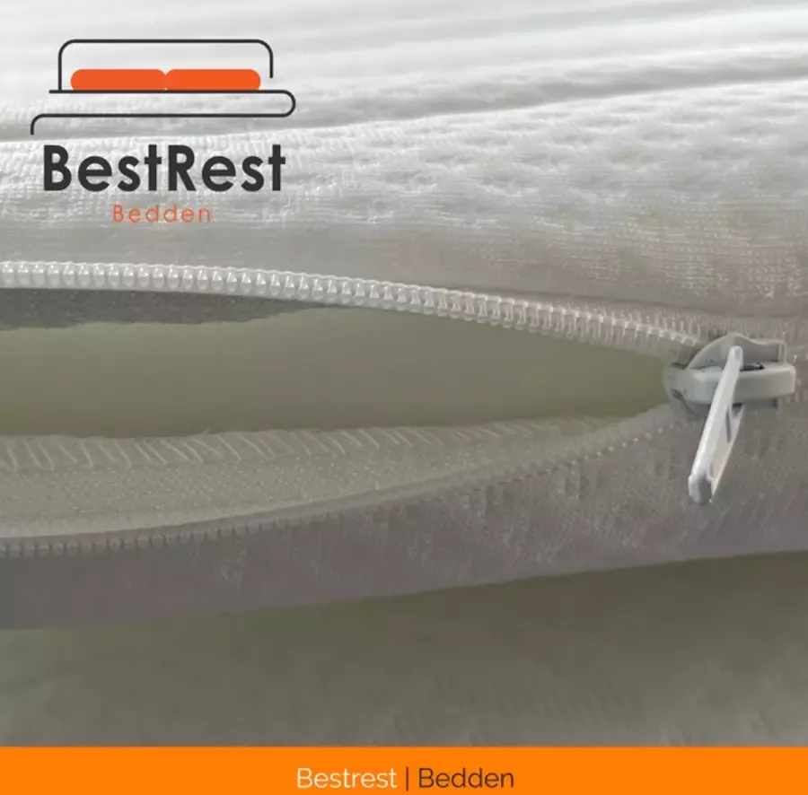 Bestrest Bedden Topdekmatras Topper 180x200 Koudschuim 7cm dik Antibacterieel