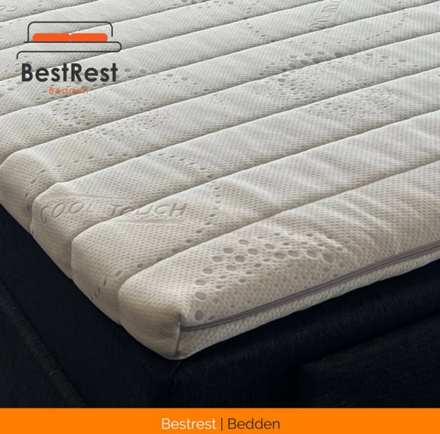 Bestrest Bedden Topdekmatras Topper Koudschuim HRGOLDFOAM 7CM dik 110x190 cm