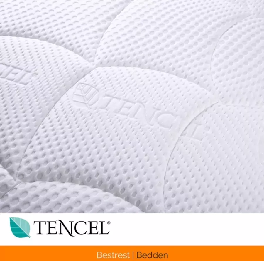 Bestrest Bedden DreamTopper Topper 140x200 Traagschuim Nasa Topdekmatras 3D Ventilatieband volledig rondom Topper Anti-allergisch Afritsbaar Wasbaar Hoes Extra Dik Topmatras - Foto 2