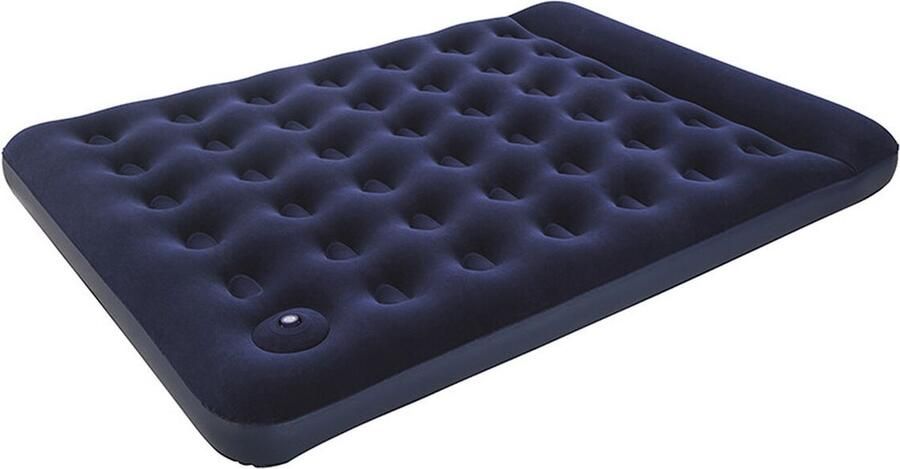 Bestway Dubbel Matras met Voetpomp 203x152x28 cm Opblaasbaar en Camping 67226