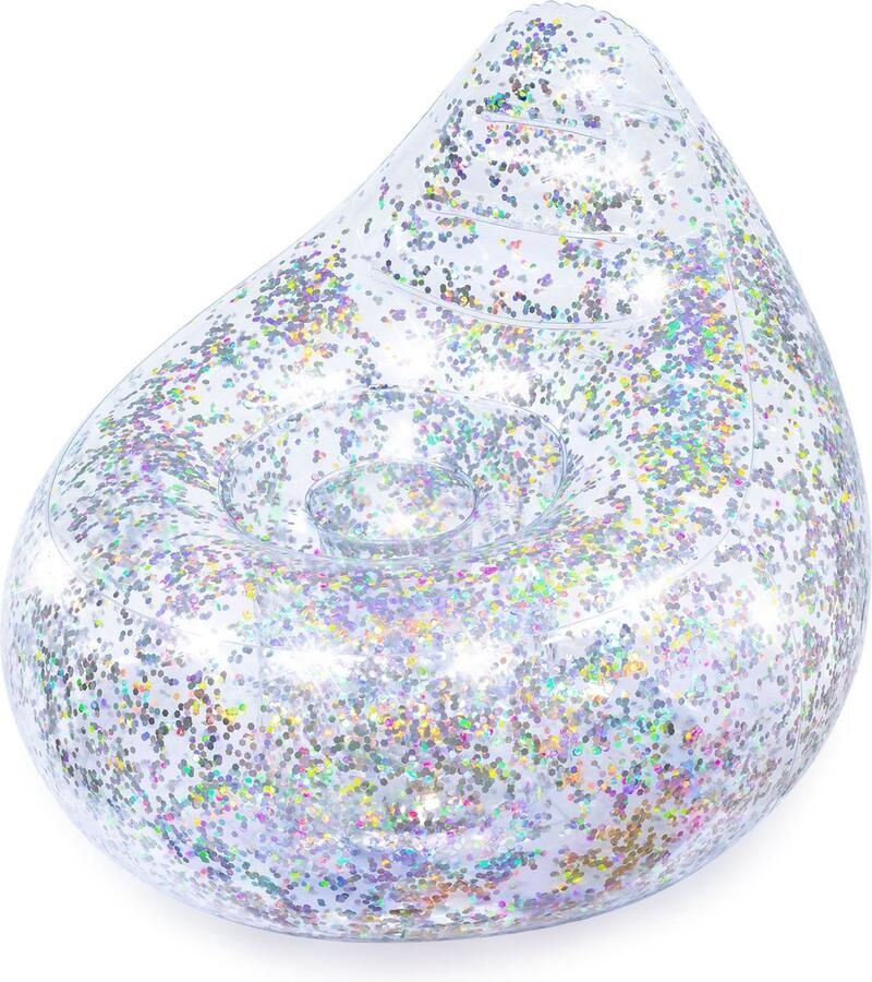 Bestway Glitter Opblaasbare Stoel 72x72x64 cm +3 Jaar Binnen en Tuin 75105