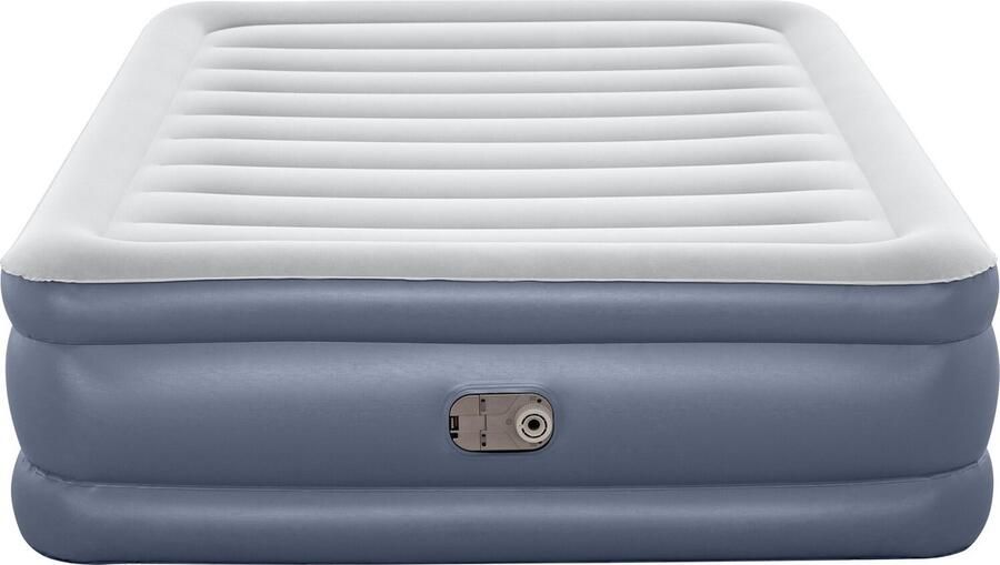 Bestway Tritech Queen Luchtmatras met Ingebouwde AC Pomp en Antimicrobiële Coating 2 03 m x 1 52 m x 51 cm