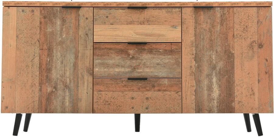 Betaalbare goederen Dressoir 3 Laden Hout Dressoir Kasten Dressoirs Woonkamer Met Opbergplanken