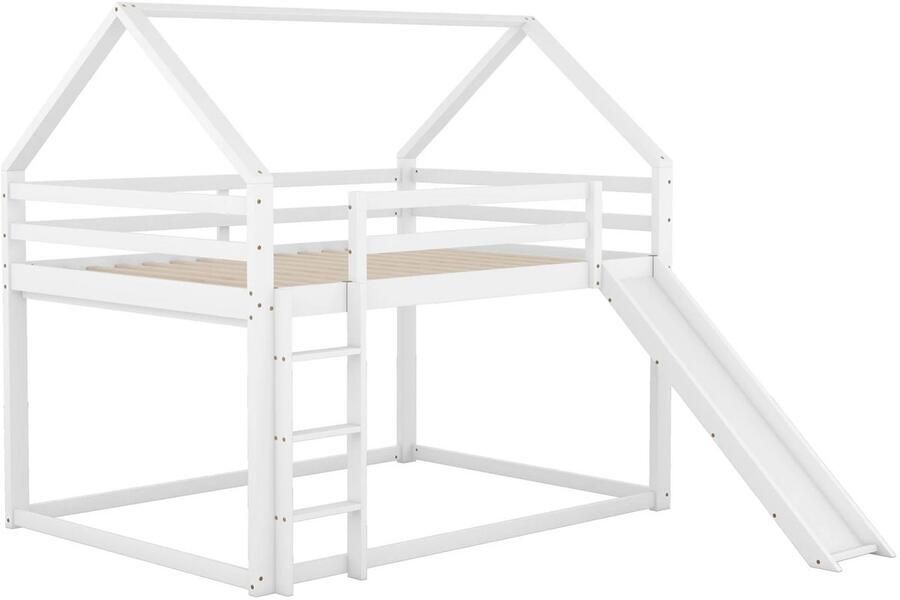 Betaalbare goederen Peuterbed 140x200cm Tweepersoonsbed Kinderbed Stapelbed Voor Kinderen Glijbaan