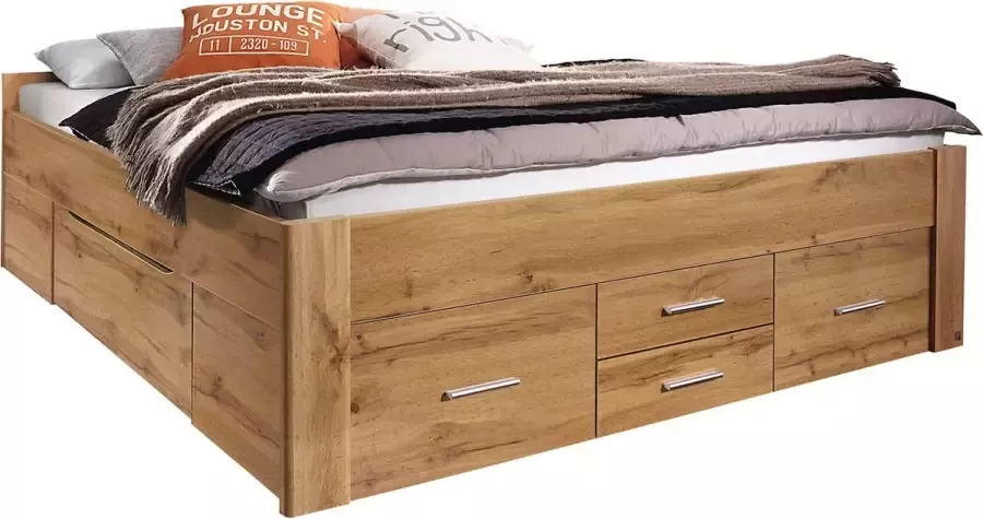 Beter Bed Basic Bed Butiken 6 laden 140 x 200 cm wotan eiken