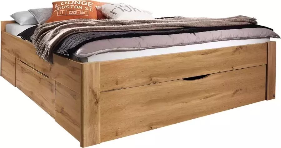 Beter Bed Basic Bed Butiken met 3 laden 180 x 200 cm wotan eiken