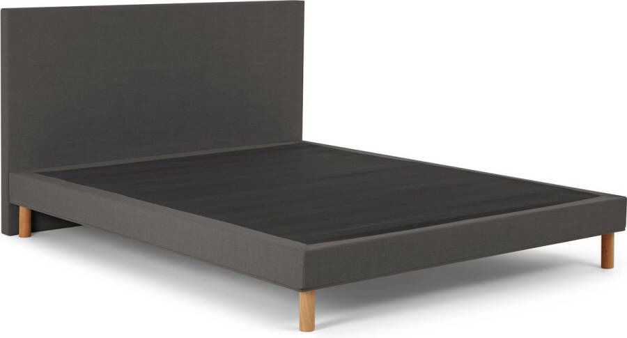 Beter Bed Basic Bed Eazi inclusief hoofdbord 140 x 200 cm donkergrijs