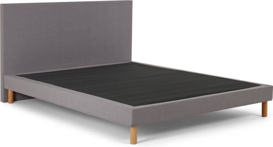 Maxi Beter Bed Basic Bed Eazi inclusief hoofdbord 140 x 200 cm lichtgrijs